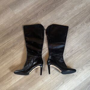 Nine West Black Heeled Boots